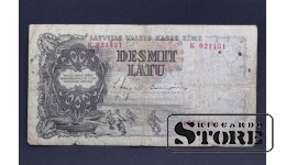 BANKNOTE , LATVIA, 10 LATI 1937 GADS - T 037189