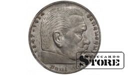 Vācija, 5 reišmarkas, 1935. gads, E, sudrabs, NGC MS 64