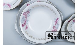 Сервиз столовый "Волна", фарфор, Рига, Рижский фарфоровый завод, 70-е годы, первый сорт CSA509