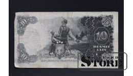 BANKNOTE , LATVIA, 10 LATI 1938 - GADS AH 163394