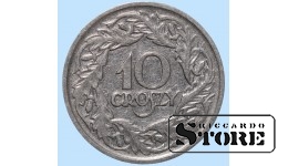 Польша, 10 гроши, 1923 год, никель