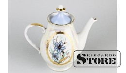 Кофейник из сервиза "Вакарс", фарфор, Рига, Рижский фарфоровый завод, автор Таисия Полуйкевич, 1979-1989 год CSA792
