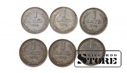 Latvia 1 Lats 1924 Coin Set