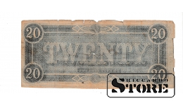 Amerikas 20 dollars banknote 1864 #USA4095