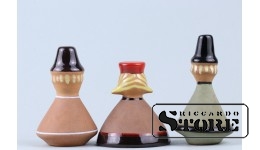 Статуэтка, Трио , Керамика , СССР , 8 см