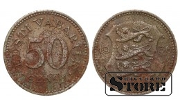 Эстония, 50 сентов, 1936. год, Никелевая бронза
