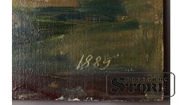 Живопись, Сосновый бор, Владимир Свиклис, 1989 год, 50.5x61cm CSA1067