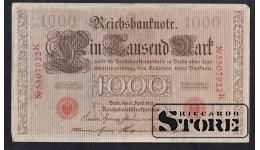 Germany, 1000 Mark, 1910, XF