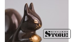 Статуэтка белочка, фарфор, Рига, Рижский фарфоровый завод, 80е годы