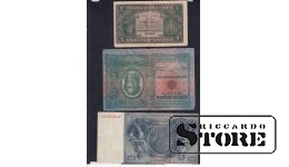 set of 4 banknotes 1924, 1912