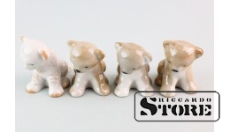 Статуэтки львята, Рига, Рижский фарфоровый завод, 50е годы