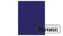 Blue velour tray 2537ME (Ø37.5 mm)