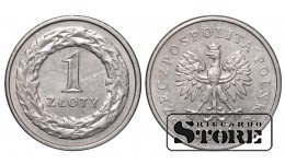 Польша, 1 злотый 1991.год, Медно-никелевый сплав