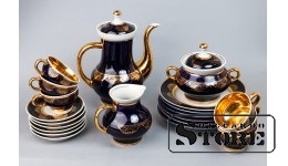 Кофейный сервиз, фарфор, Довбышский фарфоровый завод, Довбыш, 80е годы, CSA920