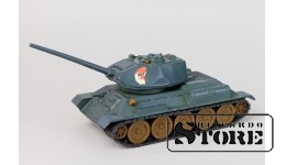 Авто модель "Танк Т-34-85", металл, СССР, Вторая половина 20-го века