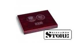 VOLTERRA UNO presentation case for 30 German 20-euro commemorative coins in capsules, black