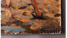 Живопись, Водопад на реке, 49.5x70cm CSA1071