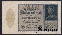Germany, 10000 Mark, 1922, VF