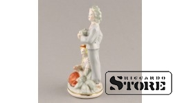 Statuette, Ligo, porcelain, RIGA, RIGA PORCELAIN FACTORY, model author - Ilga Vanaga, 1960s, 13.5 cm, 1st grade