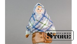 Статуэтка Укутыш, фарфор, Рига, Рижская керамическая фабрика, автор модели Аугуста Силиня, 40е годы, высота 15 см