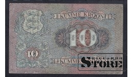 Estonia, 10 Krooni, 1937, F