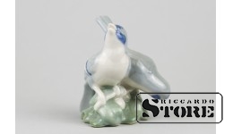 Статуэтка, Птички , фарфор, Рига , Рижская фарфоровая фабрика, 50-е годы , 7,5см CSA410
