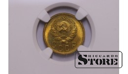 СССР, 2 копейки , 1936, бронза, NGC MS 66
