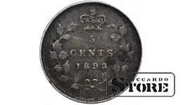 Canada 5 Cents 1893
