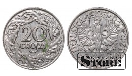 Польша, 20 грошей, 1923. год, цинк