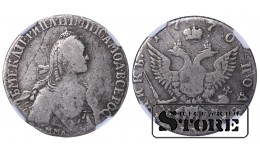 Russian Empire, Polupoltinnik, 1770 year, MMD-DM, NGC, FINE DETAILS
