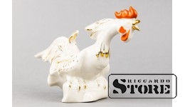 Статуэтка, Петушок , фарфор, Рига , Рижская фарфоровая фабрика, 50-е годы , 9 см
