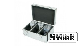 Numismatic ALU case for holding 30 slabbed coins from American grading companies