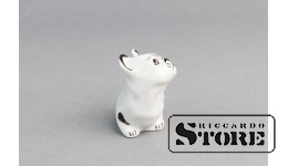 Статуэтка, Собачка , фарфор, Рига , Рижский фарфоровый завод, 90-е годы , 4,3 см