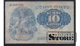 Estonia, 10 Krooni, 1937, F