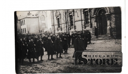 Старинная открытка "Латвийские солдаты" CSA343