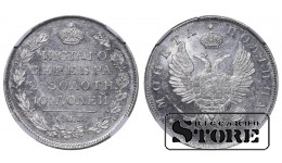 Krievijas Impērija, 1 Poltina, 1819. gads, SPB-PS, NGC, MS 62