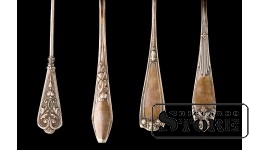 Чайные ложки, серебро, 800 проба