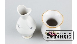 Вазы, фарфор, Рига, Рижская фарфоро-фаянсовая фабрика, 50е годы  , 10 см , 12 см ,  CSA692