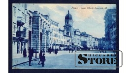 Старинная Итальянская открытка 1924 г. Проспект