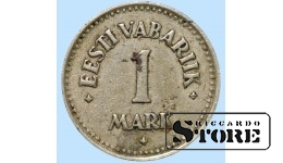 Эстония, 1 марка, 1924. год, Никелевая бронза
