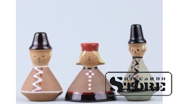 Статуэтка, Трио , Керамика , СССР , 8 см