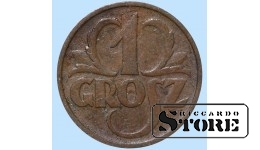 Польша 1 грош, 1936. год, бронза