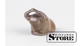 Статуэтка, Бычок, фарфор, Рига , Рижская фарфоровая фабрика, 70-е годы , 3 СМ