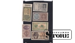 set of 6 banknotes 1943, 1935, 1940
