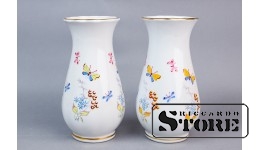 Вазы, фарфор, Рига, Рижский фарфоровый завод, 70е годы, первый сорт