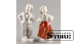 Statuette, Folk dance, Riga, Riga porcelain factory, 1950s, 13 cm
