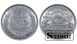 1 lats 1924 Latvia