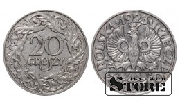 Польша, 20 грошей, 1923. год, цинк