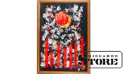 Картина "Дождь", Иварс Марковс, 2001 год, 60x42см CSA1084