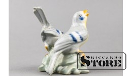 Статуэтка, Птички , фарфор, Рига , Рижская фарфоровая фабрика, 50-е годы , 7,5см